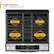 The text on the image states that the 4 gas burners provide versatility in heat output. The burners have a heat output of 5,000 BTU, 9,500 BTU, 15,000 BTU, and 15,000 BTU.