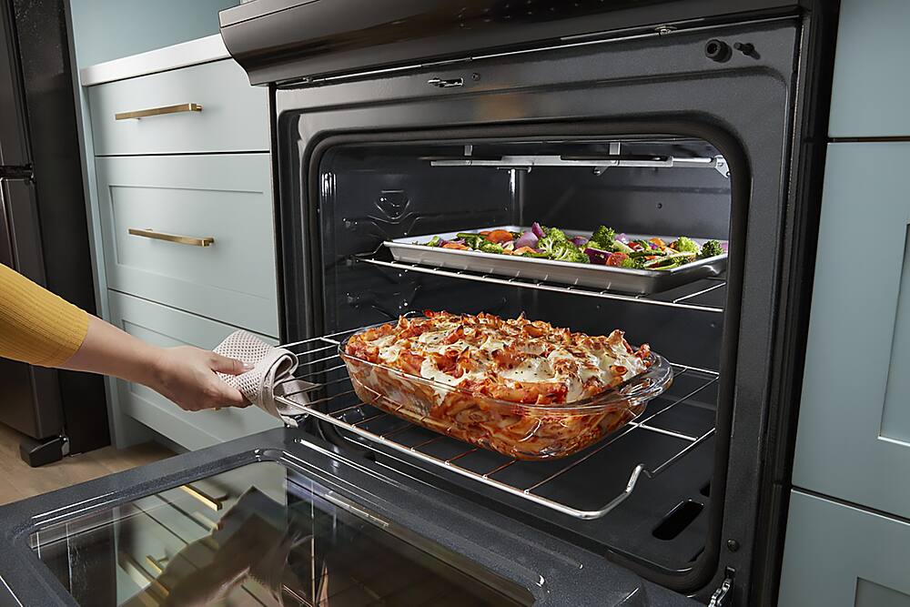 Alt View 20. Whirlpool - 5.0 Cu. Ft. Gas Range with Frozen Bake Technology - Black stainless steel.