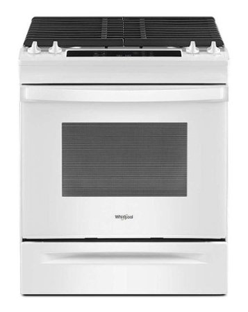 Whirlpool - 5.0 Cu. Ft. Gas Range with Frozen Bake Technology - White