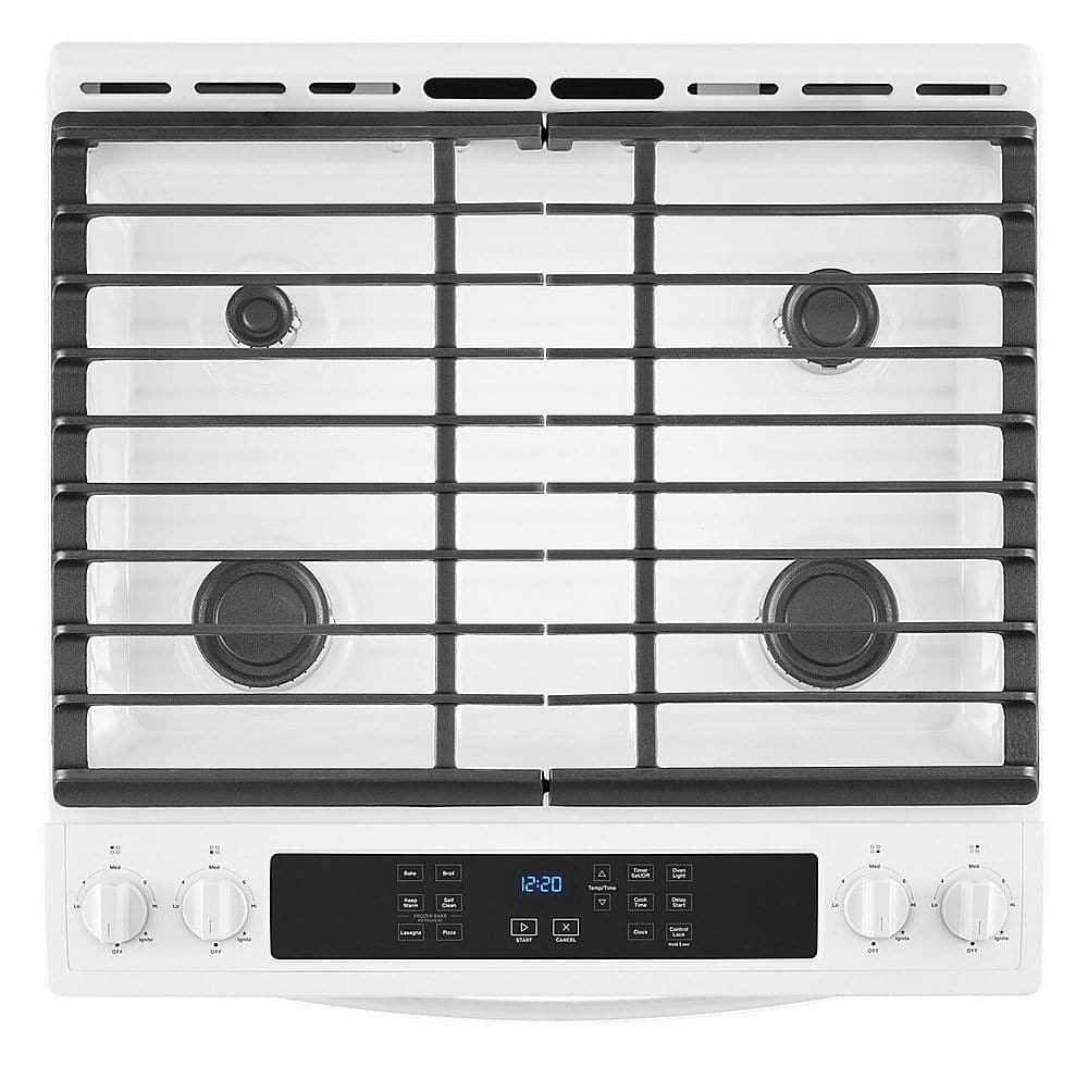 Whirlpool 5.0 Cu. Ft. Gas Range with Frozen Bake Technology White