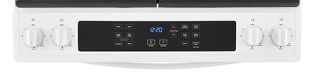 Alt View 17. Whirlpool - 5.0 Cu. Ft. Gas Range with Frozen Bake Technology - White.