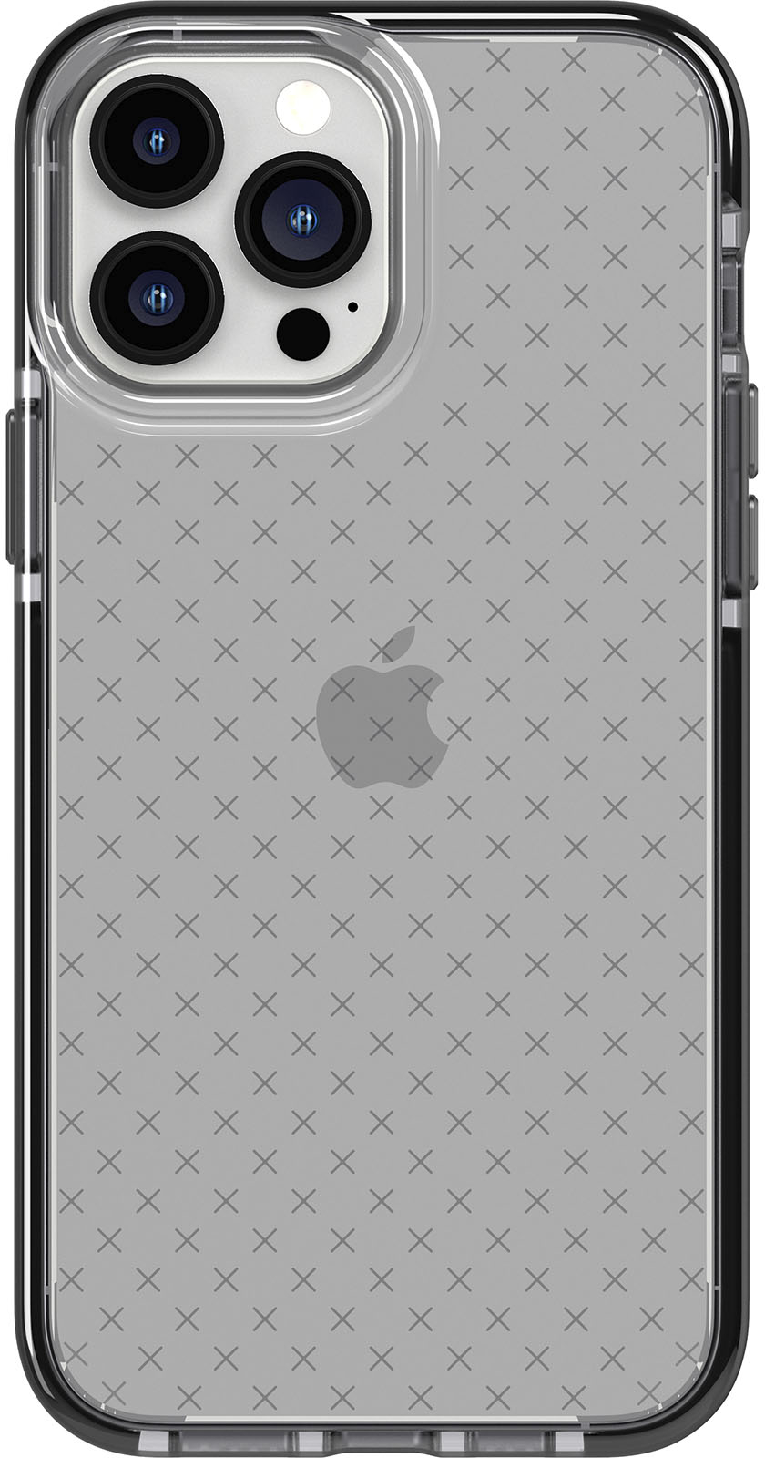 Tech21 - Evo Check Hard Shell Case  for Apple iPhone 13 Pro Max & iPhone 12 Pro Max - Smokey/Black