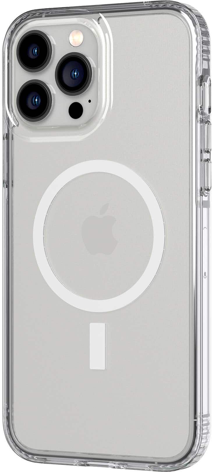 Alt View 12. Tech21 - Evo Clear with MagSafe Case for Apple iPhone 13 Pro Max & iPhone 12 Pro Max - Clear.