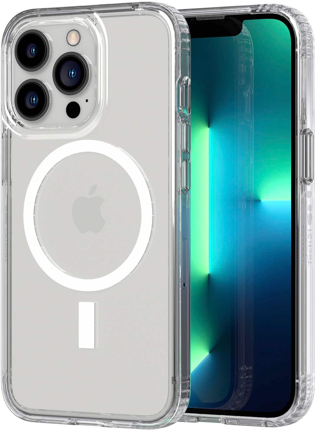 Alt View 2. Tech21 - Evo Clear with MagSafe Case for Apple iPhone 13 Pro - Clear.