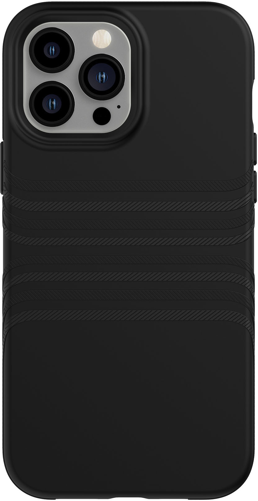 Tech21 - EvoTactile Hard Shell Case for Apple iPhone 13 Pro Max & iPhone 12 Pro Max - Black