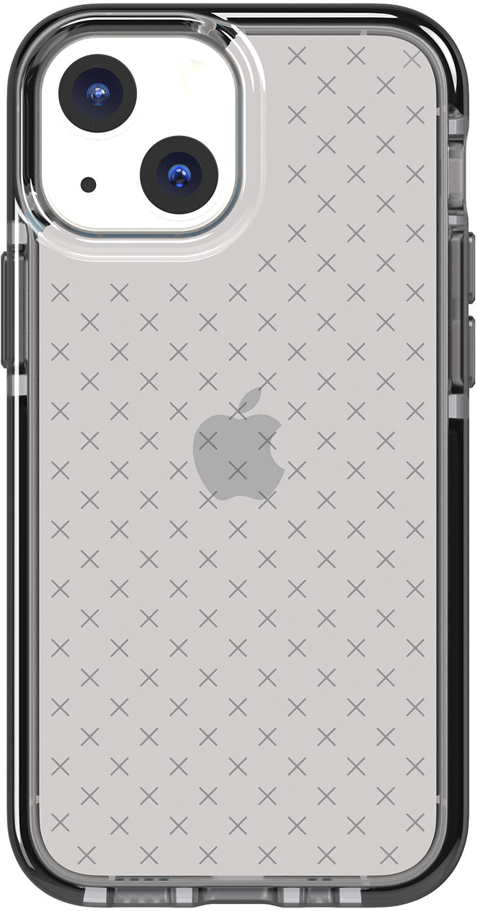 Tech21 - Evo Check Hard Shell Case for Apple iPhone 13 mini & iPhone 12 mini - Smokey/Black