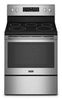 Maytag - 5.3 Cu. Ft. Electric Range - Stainless Steel - Front_Zoom