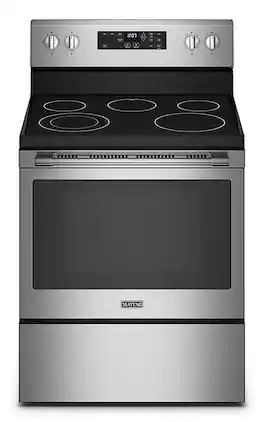 Maytag - 5.3 Cu. Ft. Electric Range - Stainless Steel
