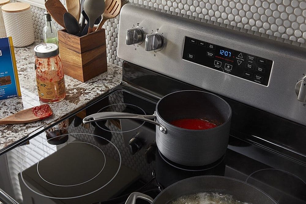 Alt View 22. Maytag - 5.3 Cu. Ft. Electric Range - Stainless Steel.