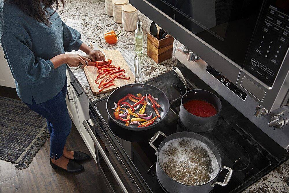 Alt View 23. Maytag - 5.3 Cu. Ft. Electric Range - Stainless Steel.