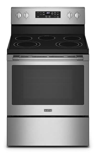 Maytag 5.3 Cu. Ft. Electric Range with Air Fry Stainless Steel
