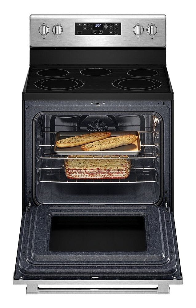 Alt View 15. Maytag - 5.3 Cu. Ft. Electric Range with Air Fry - Stainless Steel.
