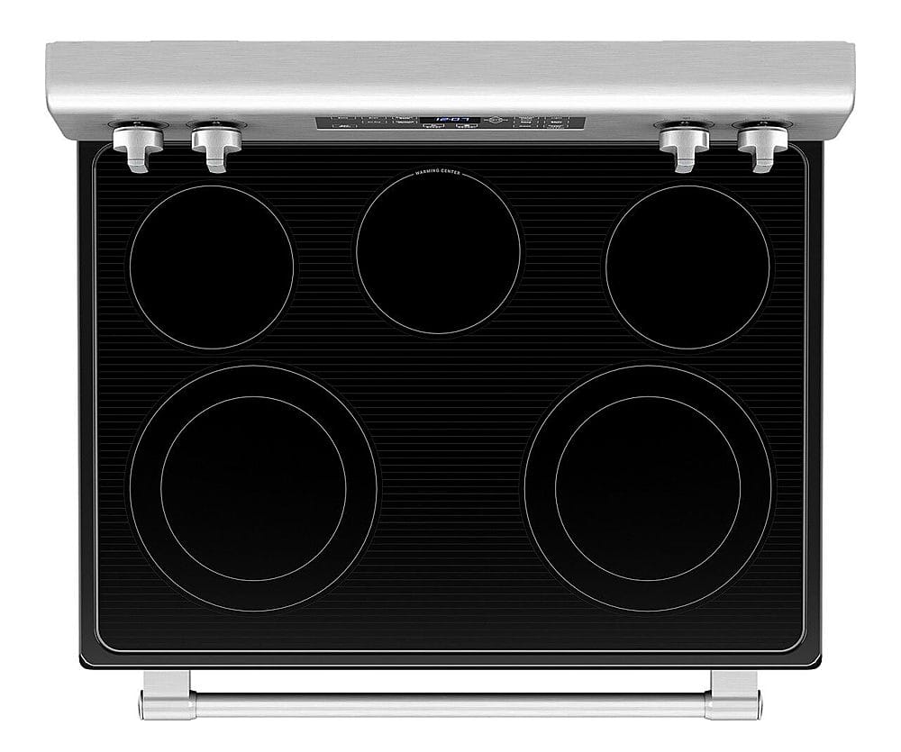 Alt View 17. Maytag - 5.3 Cu. Ft. Electric Range with Air Fry - Stainless Steel.