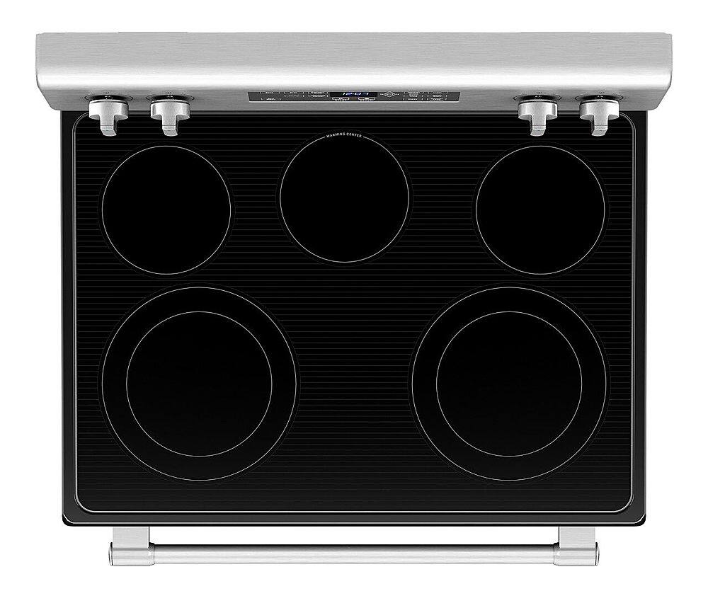 Alt View 17. Maytag - 5.3 Cu. Ft. Electric Range with Air Fry - Stainless Steel.