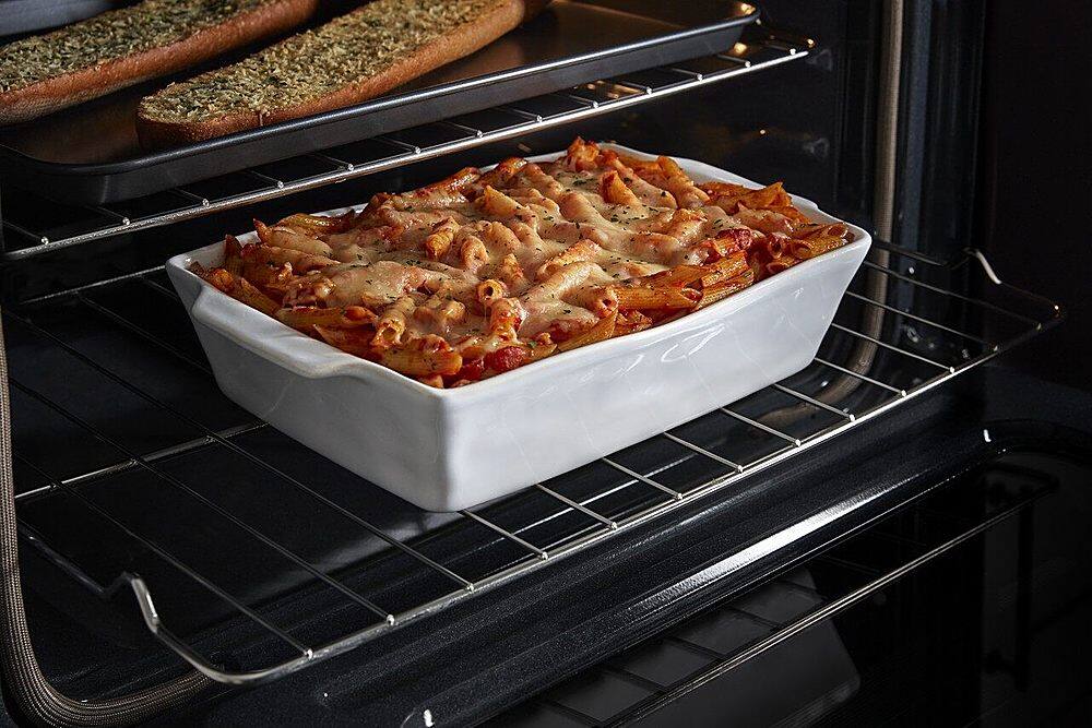 Alt View 19. Maytag - 5.3 Cu. Ft. Electric Range with Air Fry - Stainless Steel.