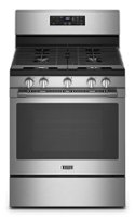 Maytag - 5.0 Cu. Ft. Gas Range with Air Fry for Frozen Food and Air Fry Basket - Stainless steel - Front_Zoom