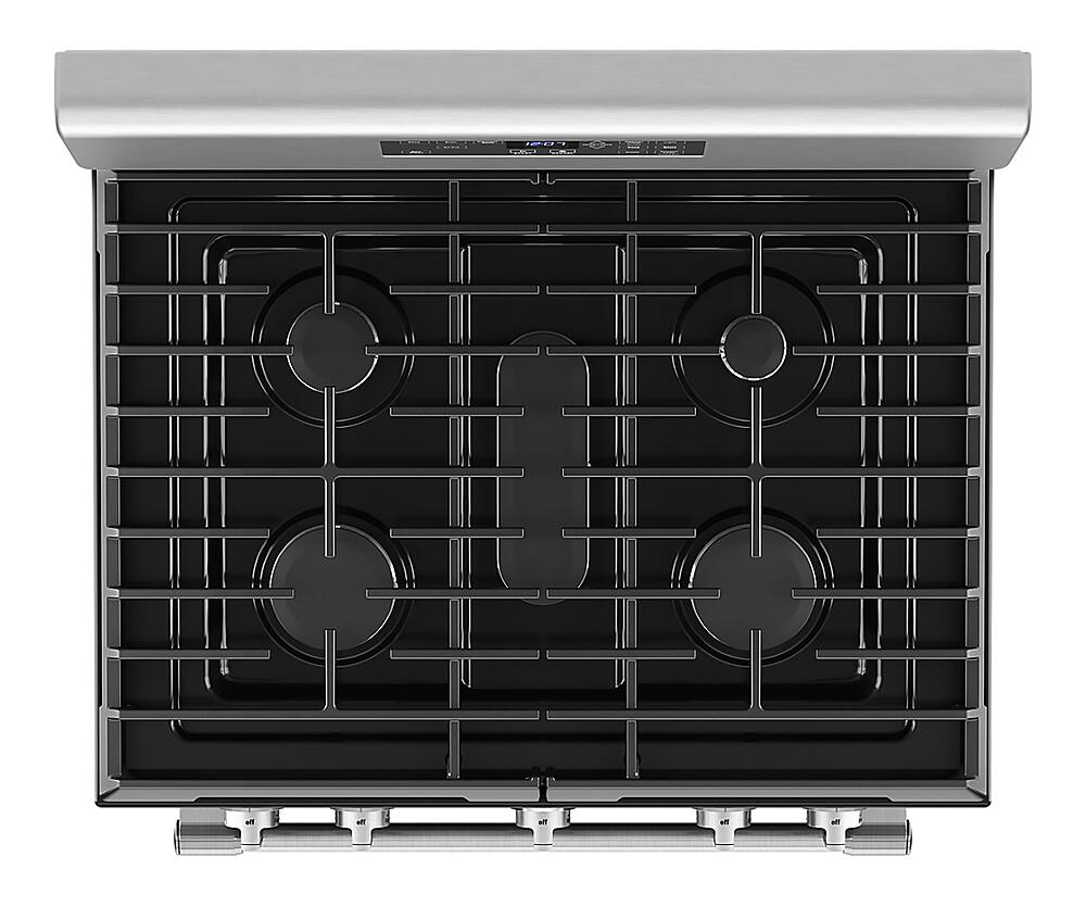 Alt View 2. Maytag - 5.0 Cu. Ft. Gas Range with Air Fry for Frozen Food and Air Fry Basket - Stainless Steel.