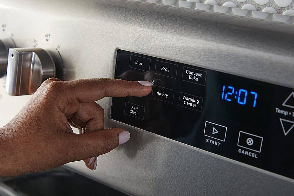 Alt View 22. Maytag - 5.0 Cu. Ft. Gas Range with Air Fry for Frozen Food and Air Fry Basket - Stainless Steel.