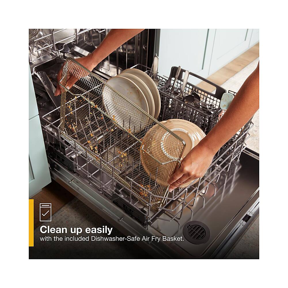 Clean up easily with the included Dishwasher-Safe Air Fry Basket.