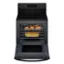 Left. Whirlpool - 5.3 Cu. Ft. Freestanding Electric Convection Range with Air Fry - Black.