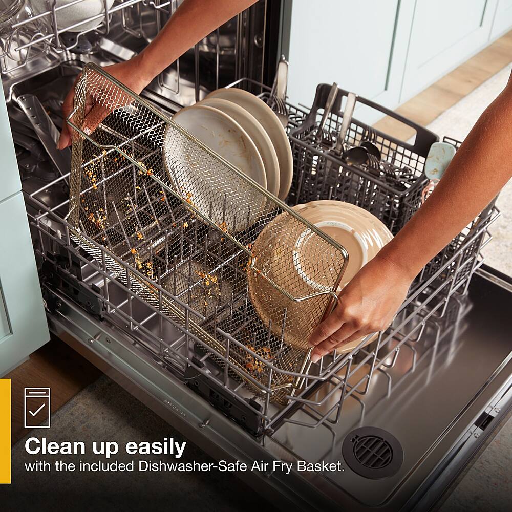 Clean up easily with the included Dishwasher-Safe Air Fry Basket.