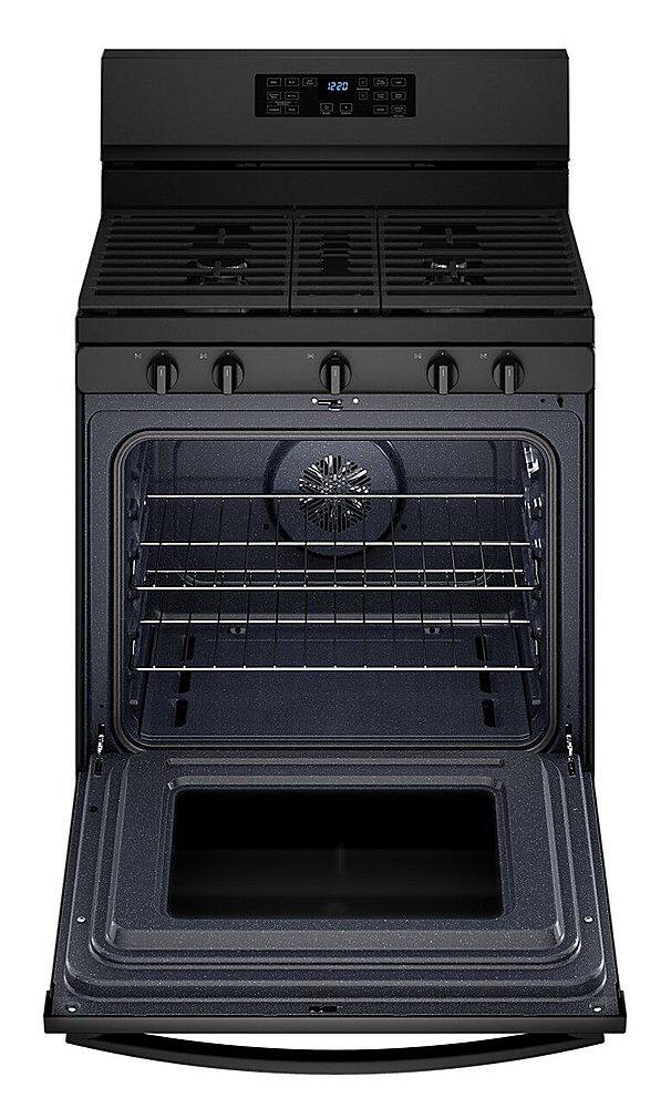 Alt View 1. Whirlpool - 5.0 Cu. Ft. Gas Range with Air Fry for Frozen Foods - Black.