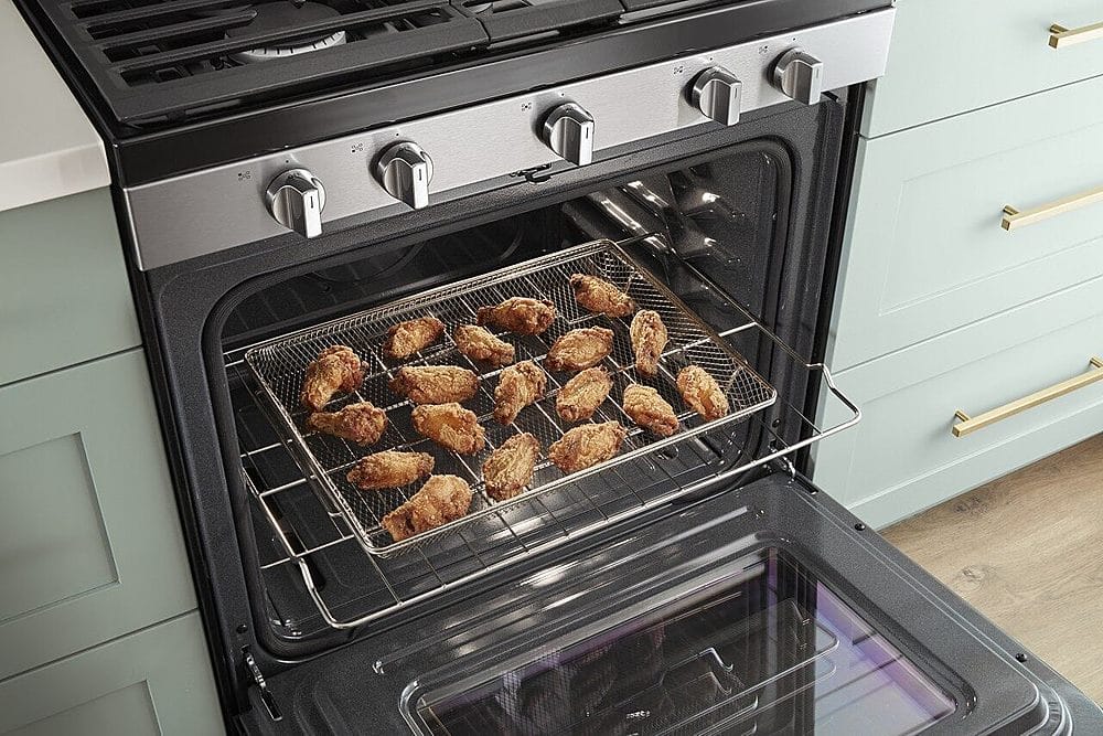 Alt View 17. Whirlpool - 5.0 Cu. Ft. Gas Range with Air Fry for Frozen Foods - Black.