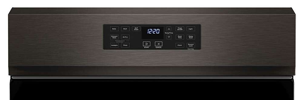 Alt View 20. Whirlpool - 5.0 Cu. Ft. Gas Burner Range with Air Fry for Frozen Foods - Black stainless steel.