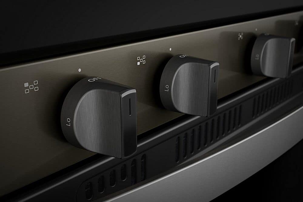 Alt View 22. Whirlpool - 5.0 Cu. Ft. Gas Burner Range with Air Fry for Frozen Foods - Black stainless steel.