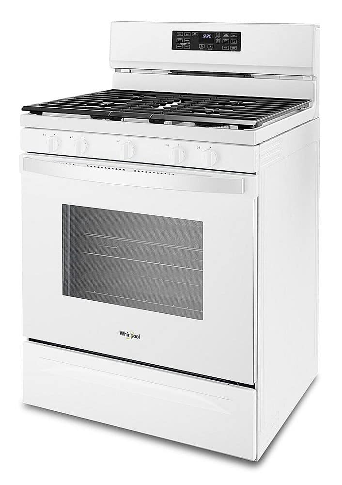 Alt View 13. Whirlpool - 5.0 Cu. Ft. Gas Burner Range with Air Fry for Frozen Foods - White.
