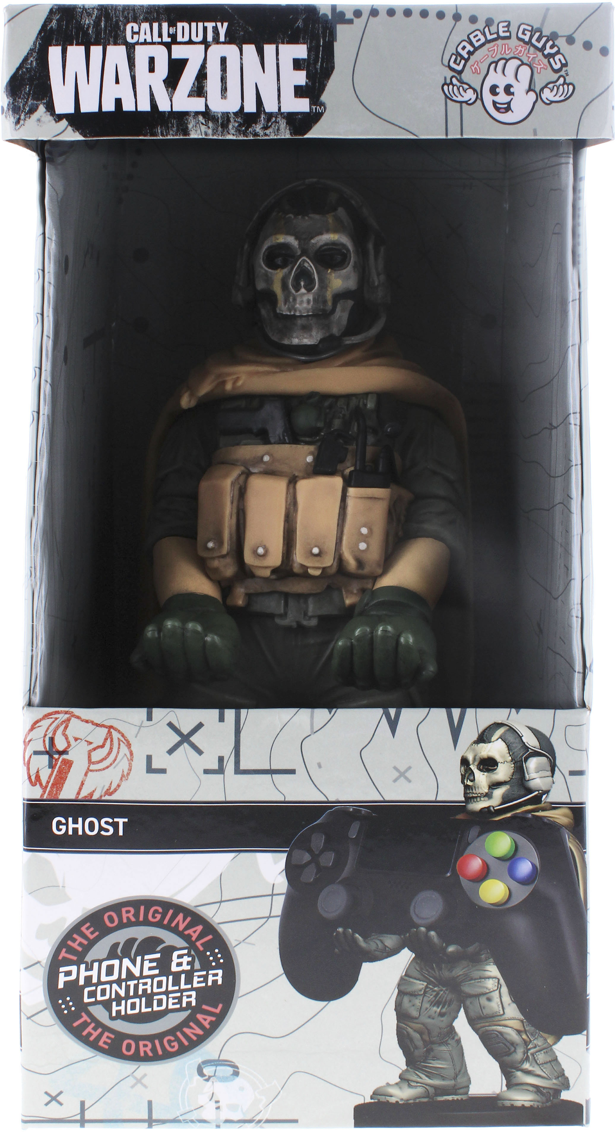 Exquisite Gaming: Call Of Duty: Ghost Warzone - Original Mobile Phone &  Gaming Controller Holder, Device Stand, Cable Guys, COD Licensed Figure