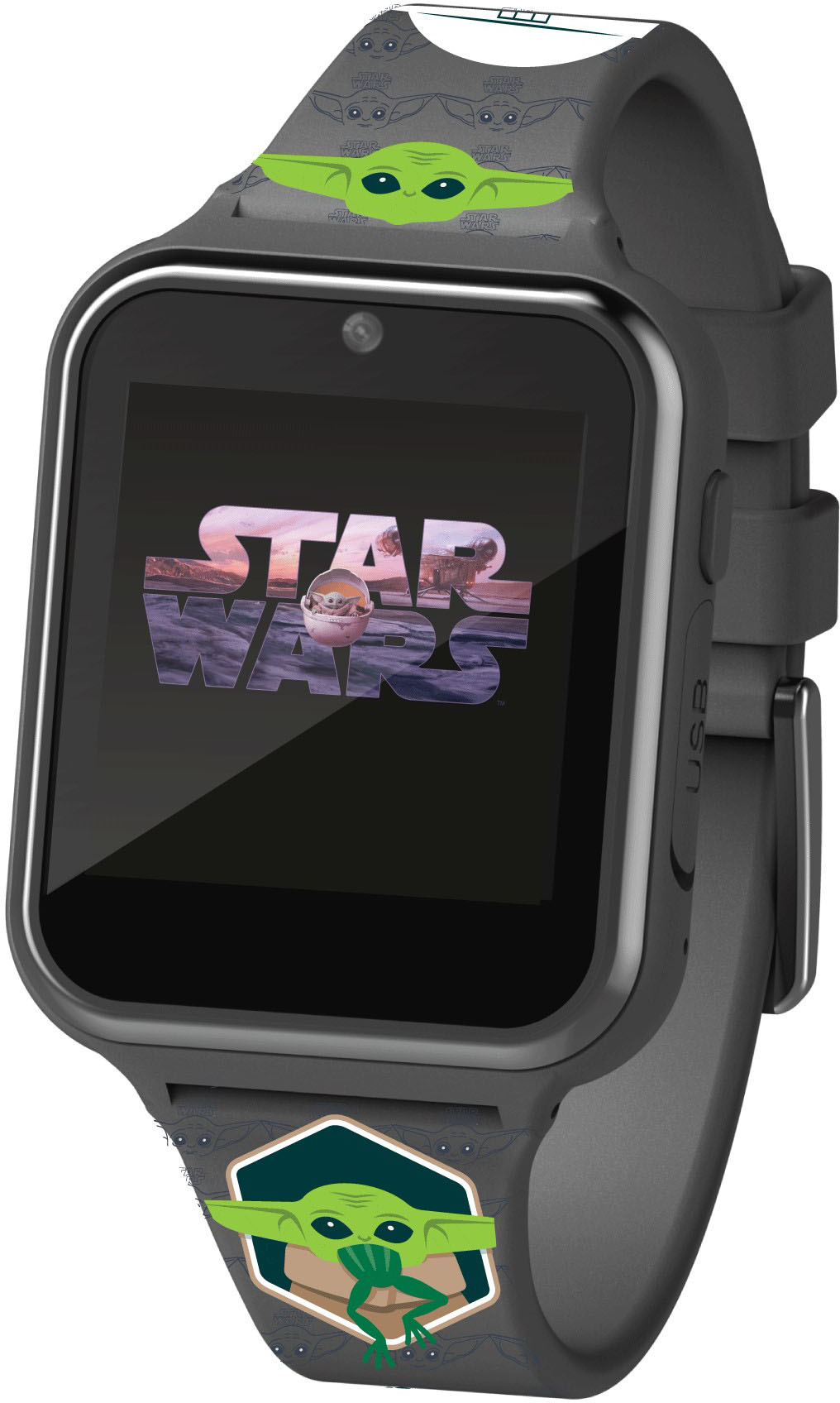 Angle View: Accutime - Star Wars Baby Yoda Smart Watch
