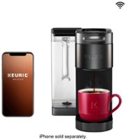 Keurig - K-Supreme Plus SMART Single Serve Coffee Maker with WiFi Compatibility - Black - Front_Zoom