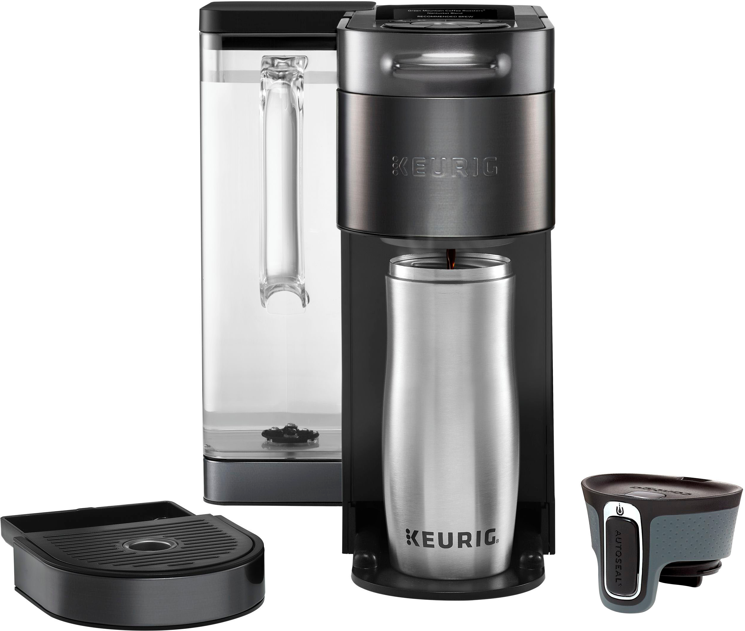 Keurig K-supreme Smart Single-serve Coffee Maker With Wifi Compatibility, 4  Brew Sizes, And 66oz Removable Reservoir - Gray : Target