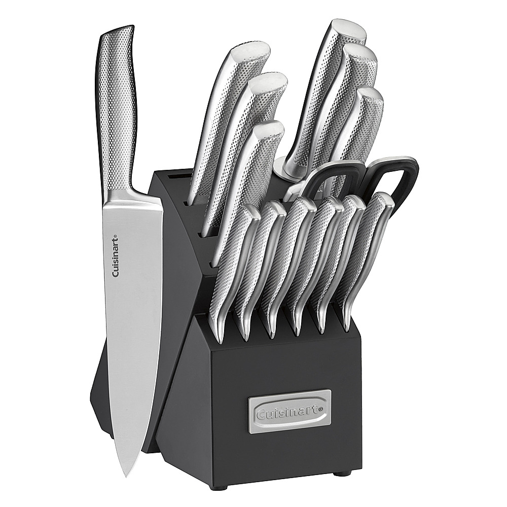 Cuisinart - Normandy 19-Piece Cutlery Block Set - Stainless Steel