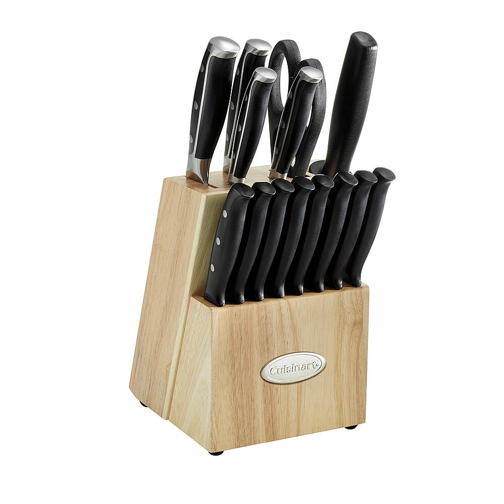 Alt View 12. Cuisinart - 15-Piece Cutlery Set - Black.