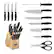 Alt View 13. Cuisinart - ColorPro Collection 12-Piece Cutlery Set - Black.