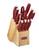 Alt View 15. Cuisinart - 12-Piece Cutlery Set - Red.