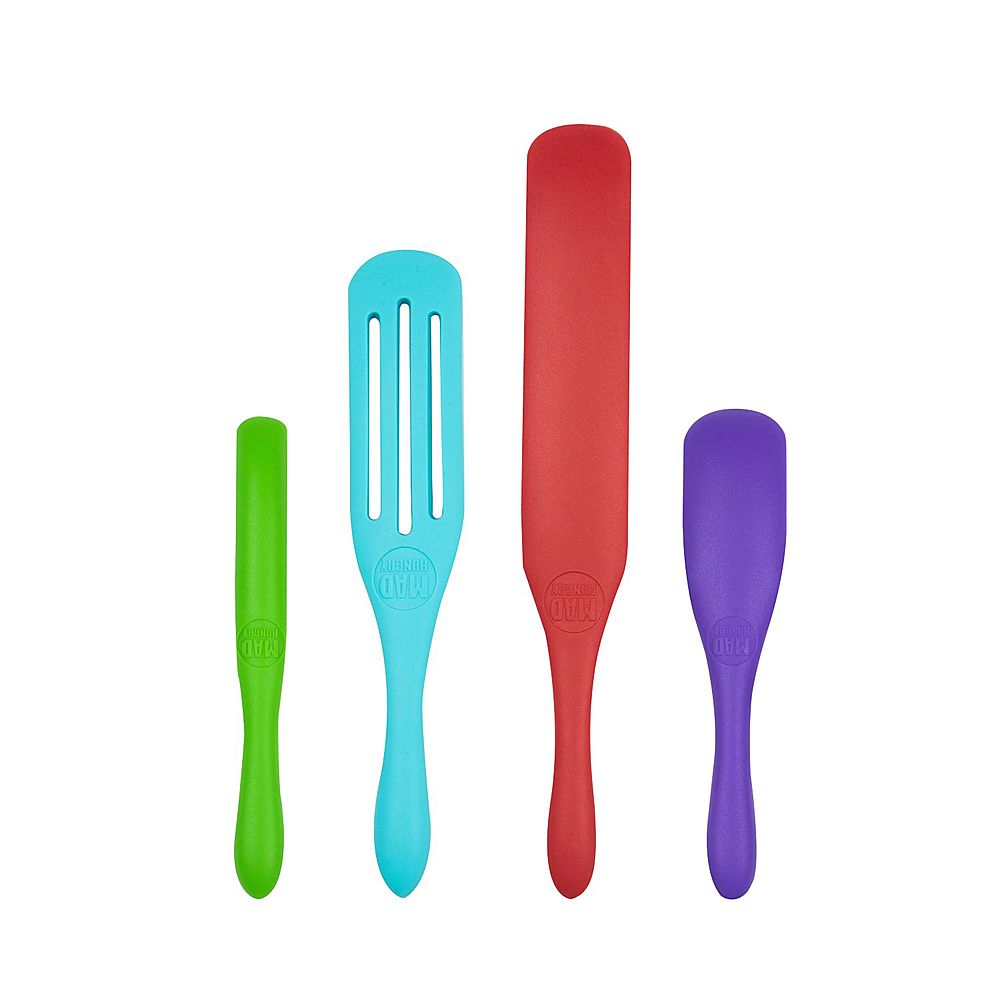 Angle View: Kalorik - Mad Hungry 4-pc Silicone Spurtle Set - Multi
