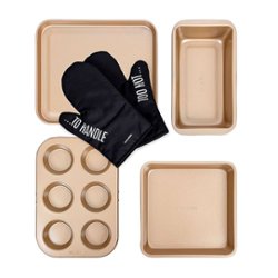 Kalorik - MAXX “Bake it ‘Til You Make it” 6-Piece Baking Set - Bronze - Angle_Zoom