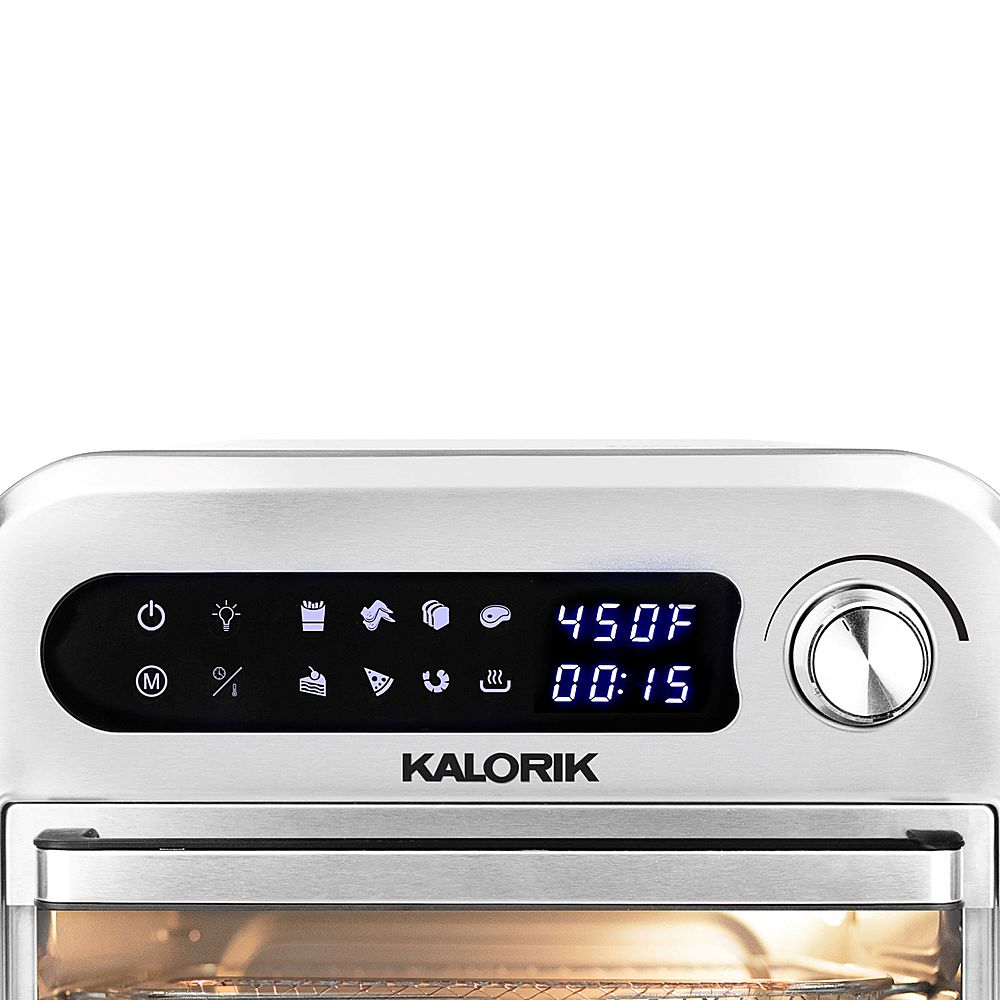 Kalorik Air Fryer Oven 12 Quart Black Stainless Steel 1500 Watts AFO 46894  BKSS
