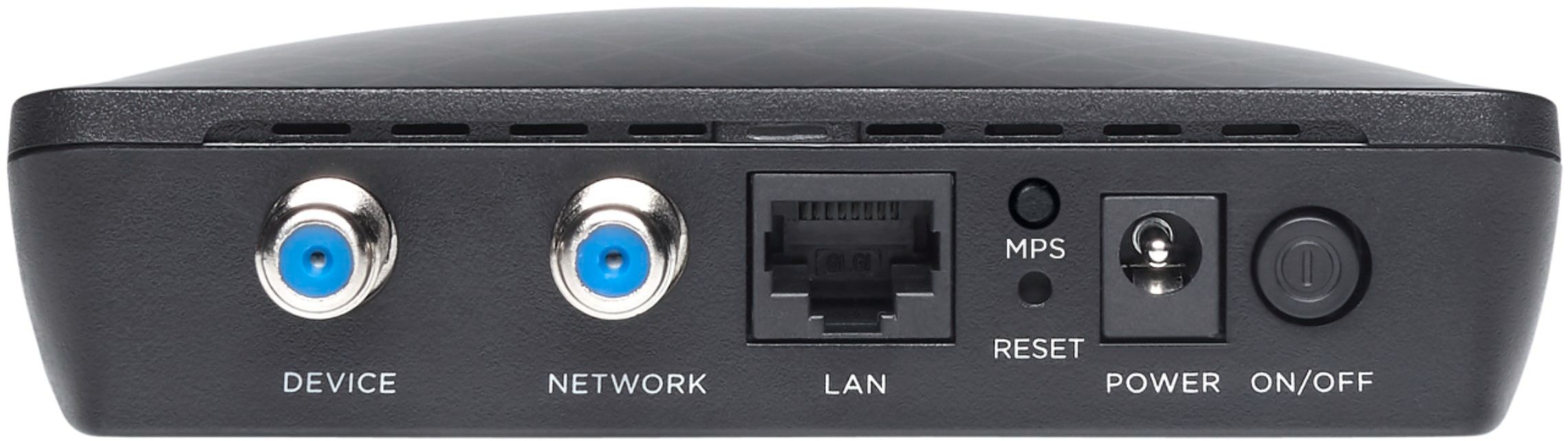 Angle View: Motorola - MM1025 MoCA Adapter for Ethernet - Black