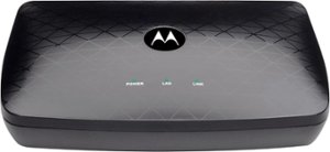 Motorola - MM1025 Bonded MoCA 2.5 Adapter - Black - Front_Zoom