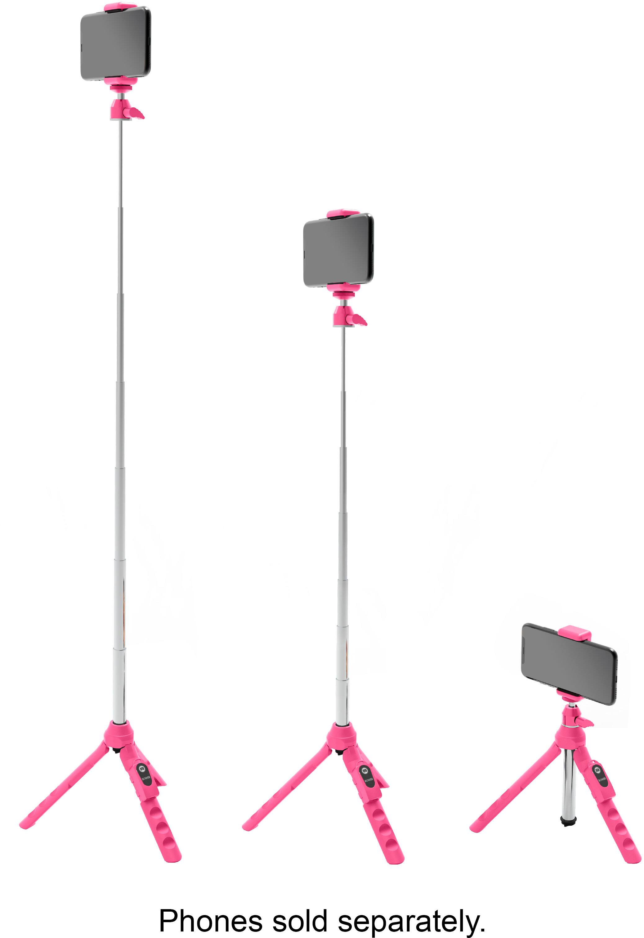 Alt View 12. Bower - 6-in-1 Professional 36" Tripod - Pink.