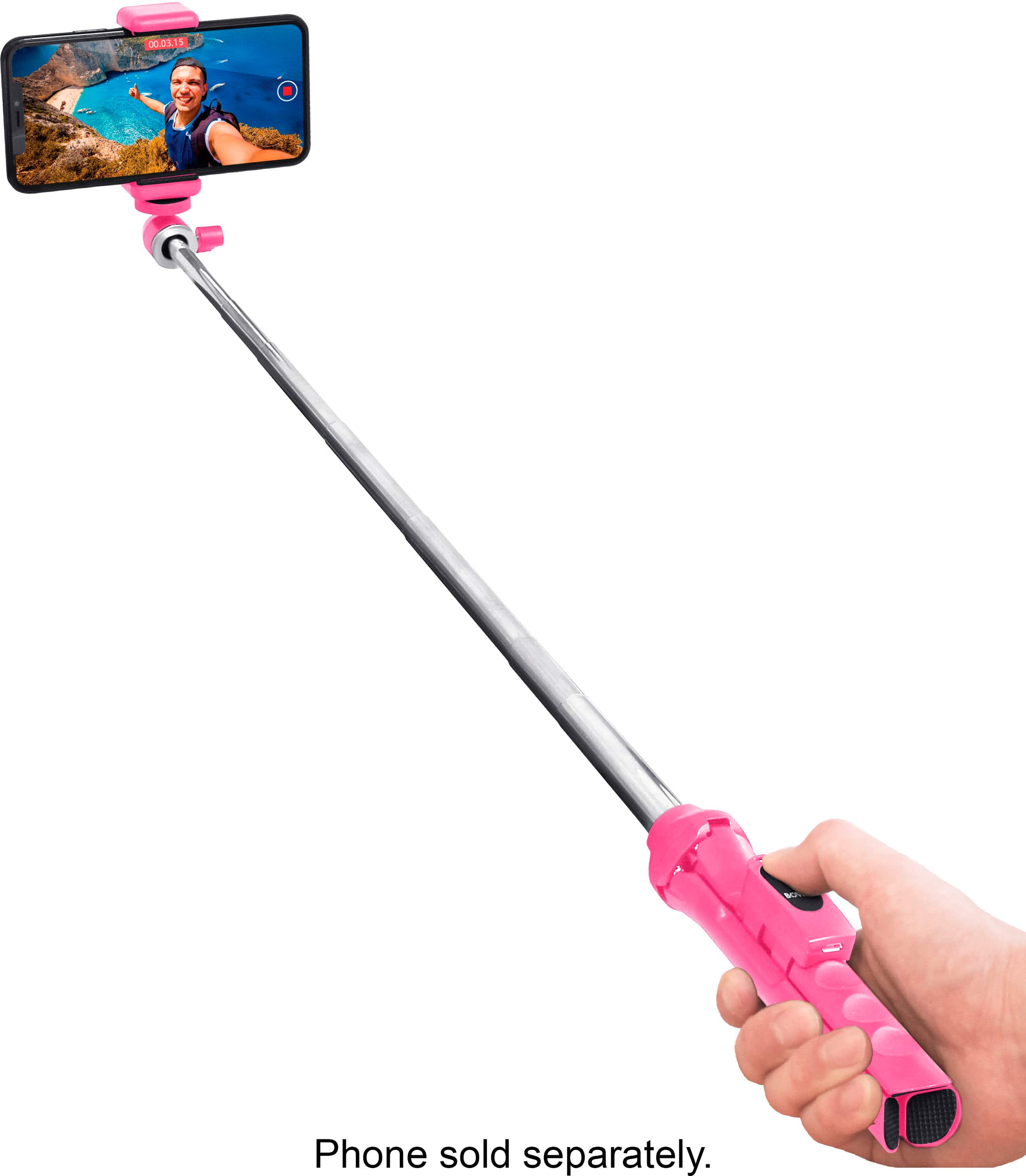 Alt View 14. Bower - 6-in-1 Professional 36" Tripod - Pink.