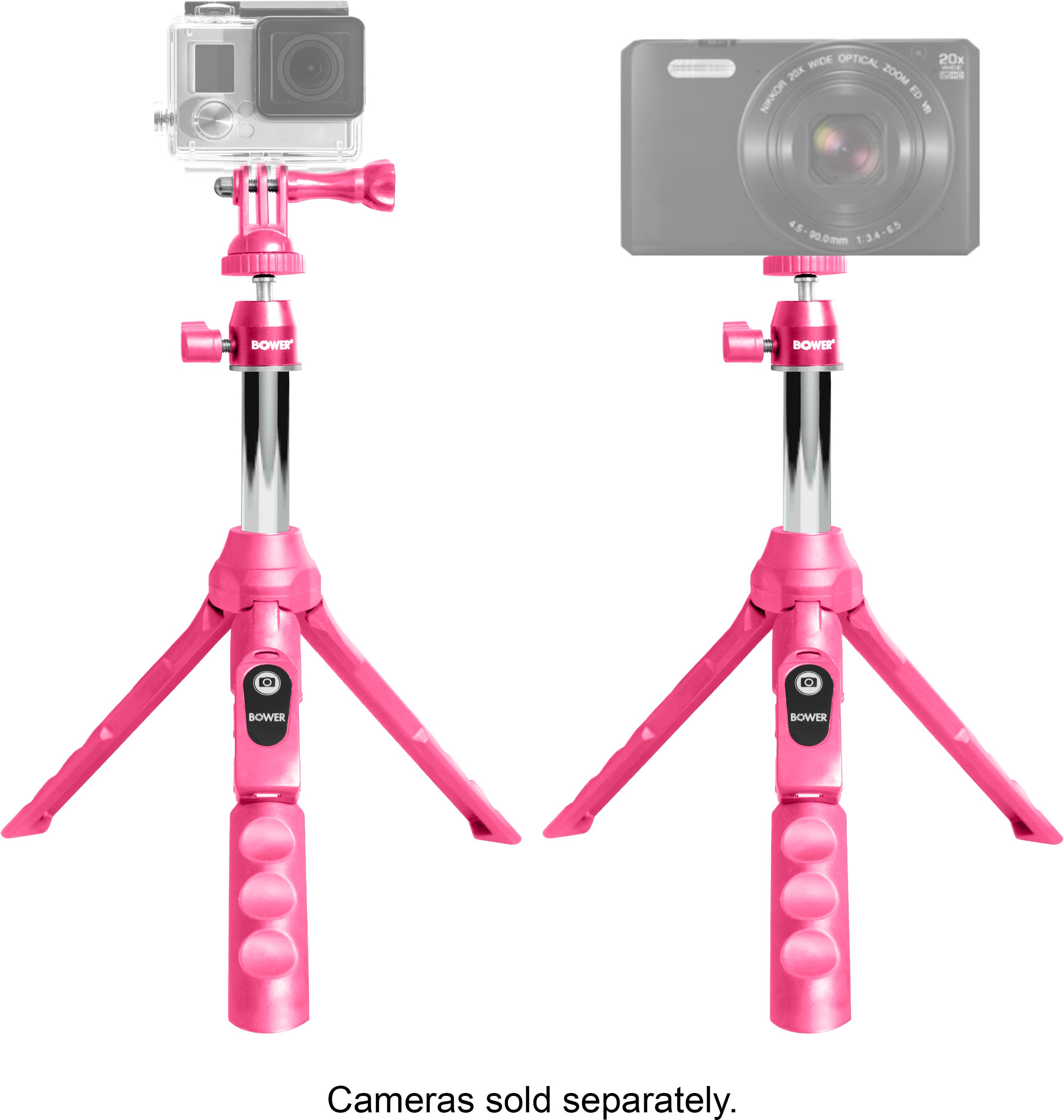 Alt View 15. Bower - 6-in-1 Professional 36" Tripod - Pink.