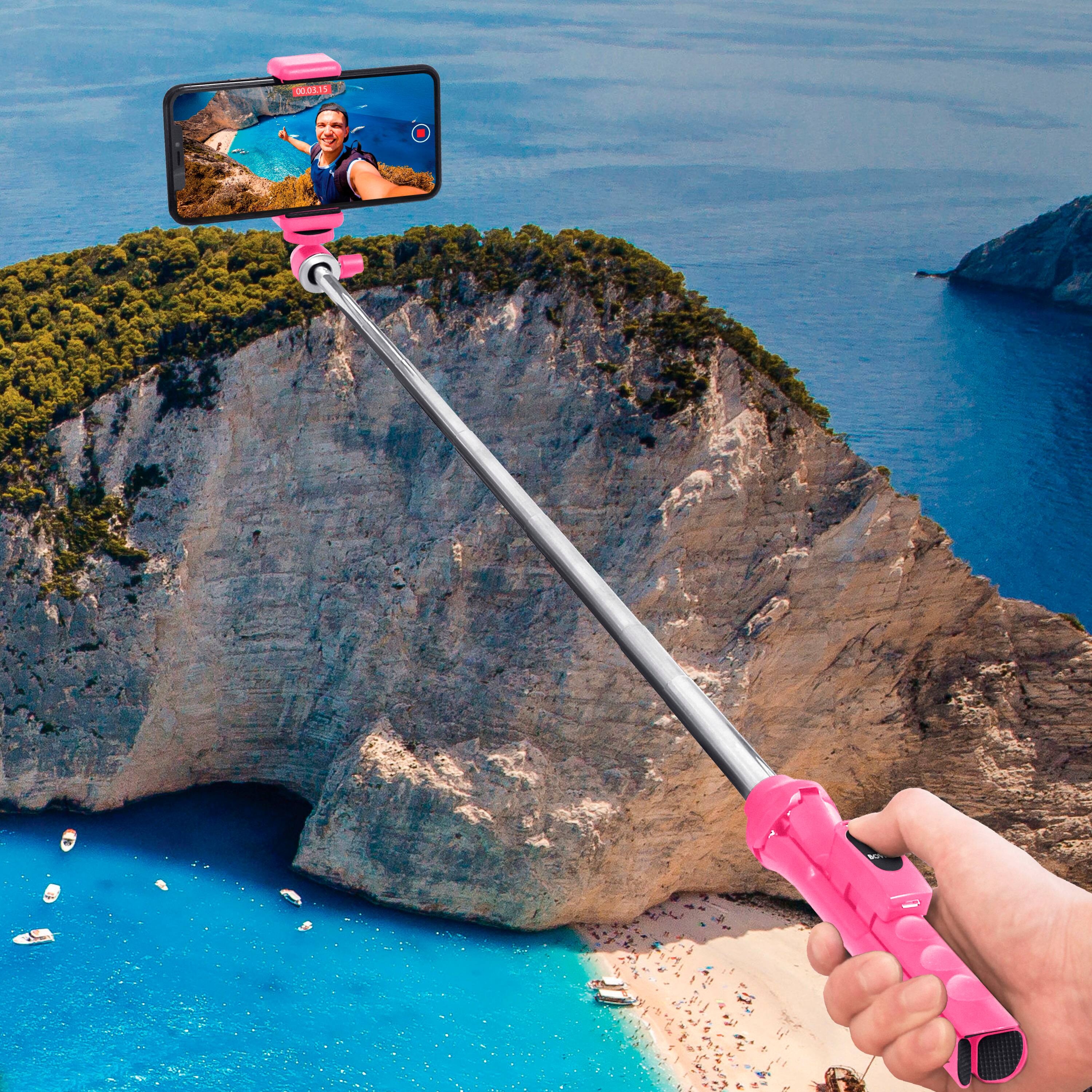 Alt View 18. Bower - 6-in-1 Professional 36" Tripod - Pink.