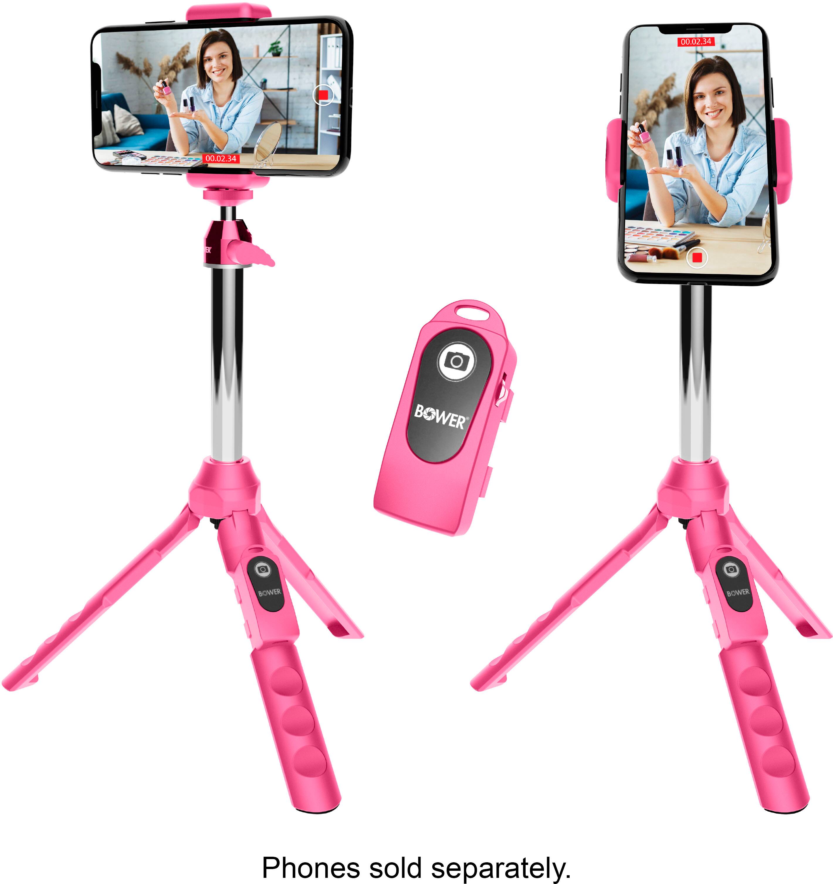 Left. Bower - 6-in-1 Professional 36" Tripod - Pink.