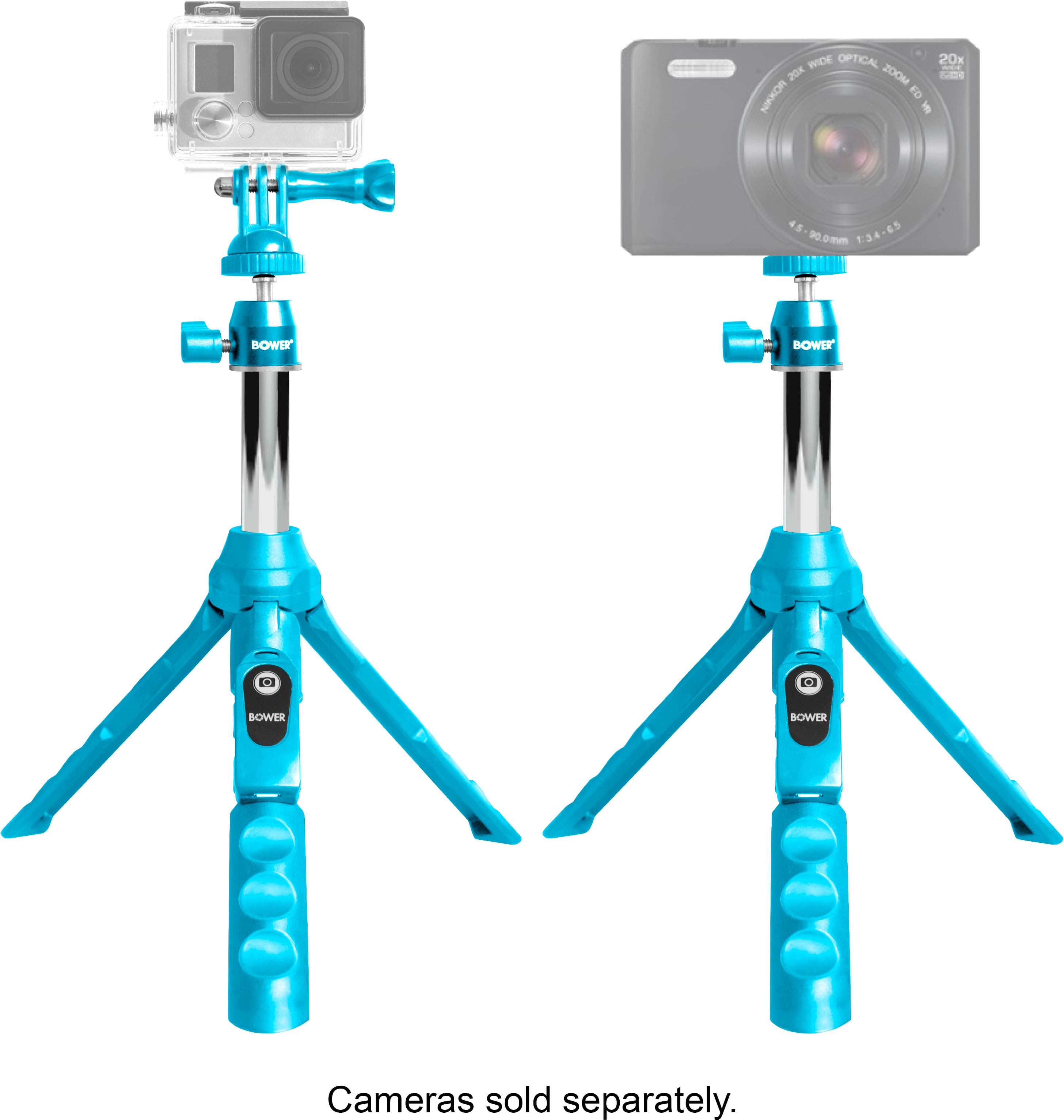 Alt View 14. Bower - 6-in-1 Professional 36" Tripod - Blue.