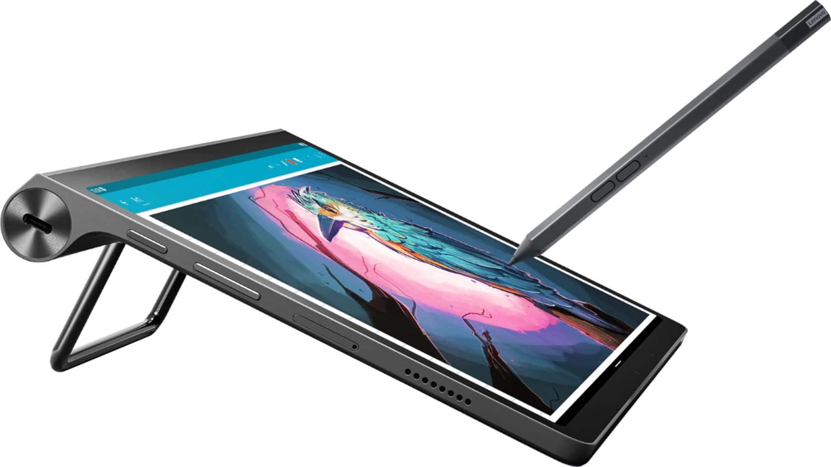 Alt View 11. Lenovo - Yoga Tab 11 with Lenovo Precision Pen 2 - 11" - Tablet - 128GB - Storm Gray.